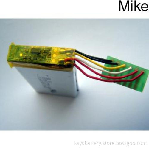 Li polymer battery with 2100mAh 7.4V, li-po battery pack.